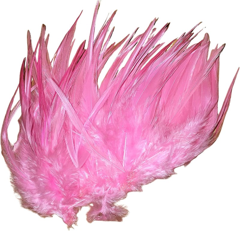 Creative Angler Saddle Hackle Fly Tying Materials - Natural Feathers for Wet Flies, Rooster Feathers, Hair Feathers for Crafts, Fly Tying Kit - Small Feathers Combo Pack of Steelhead Colored Feathers - Image 1